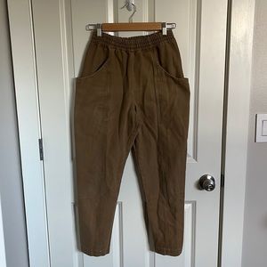 Elizabeth Suzann Clyde pants clay cotton canvas 2-R